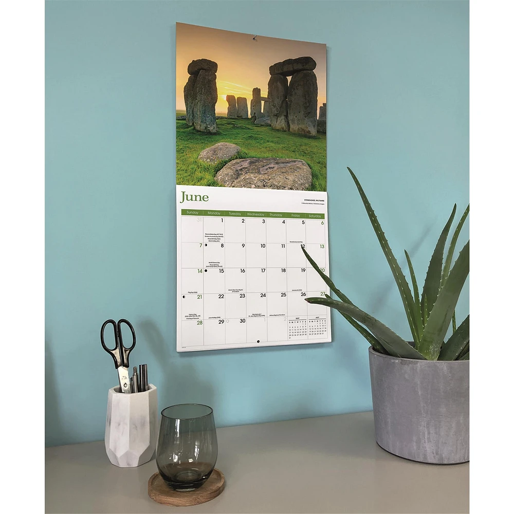 England 2026 Wall Calendar