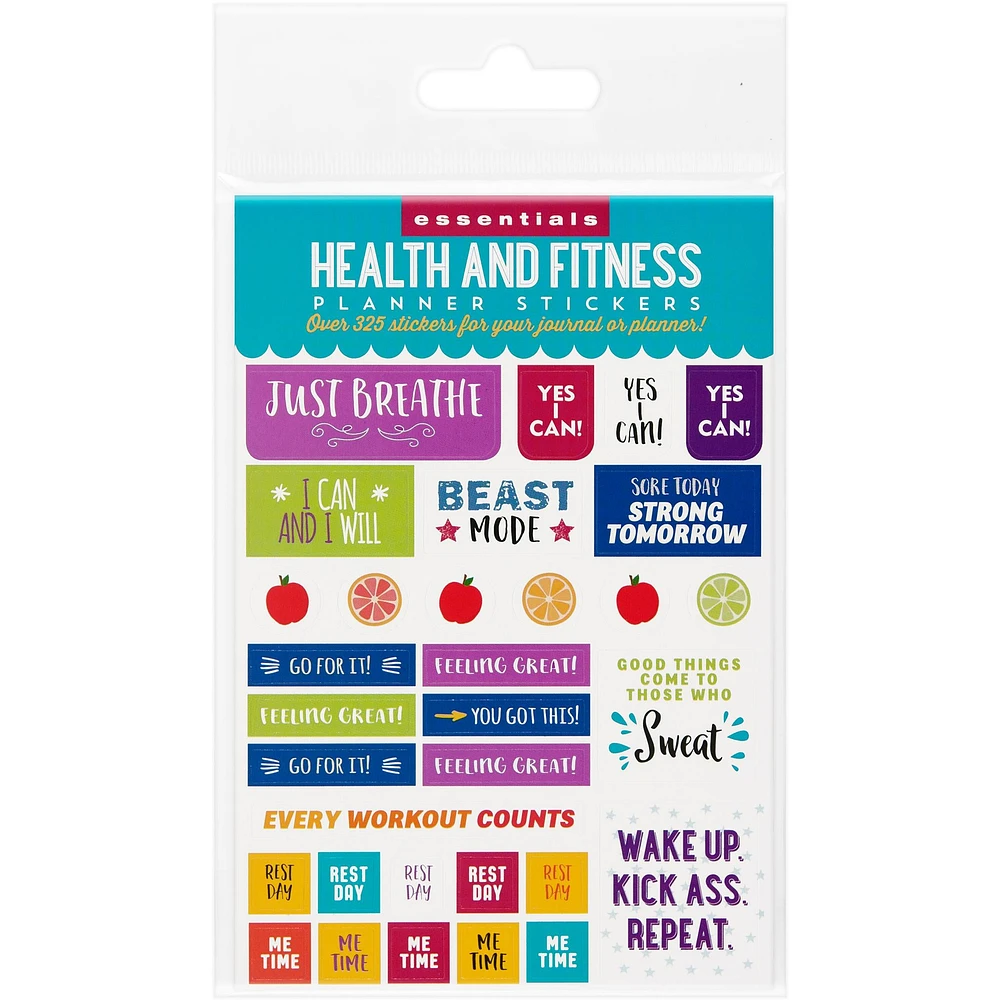 Health and Fitness Planner Stickers