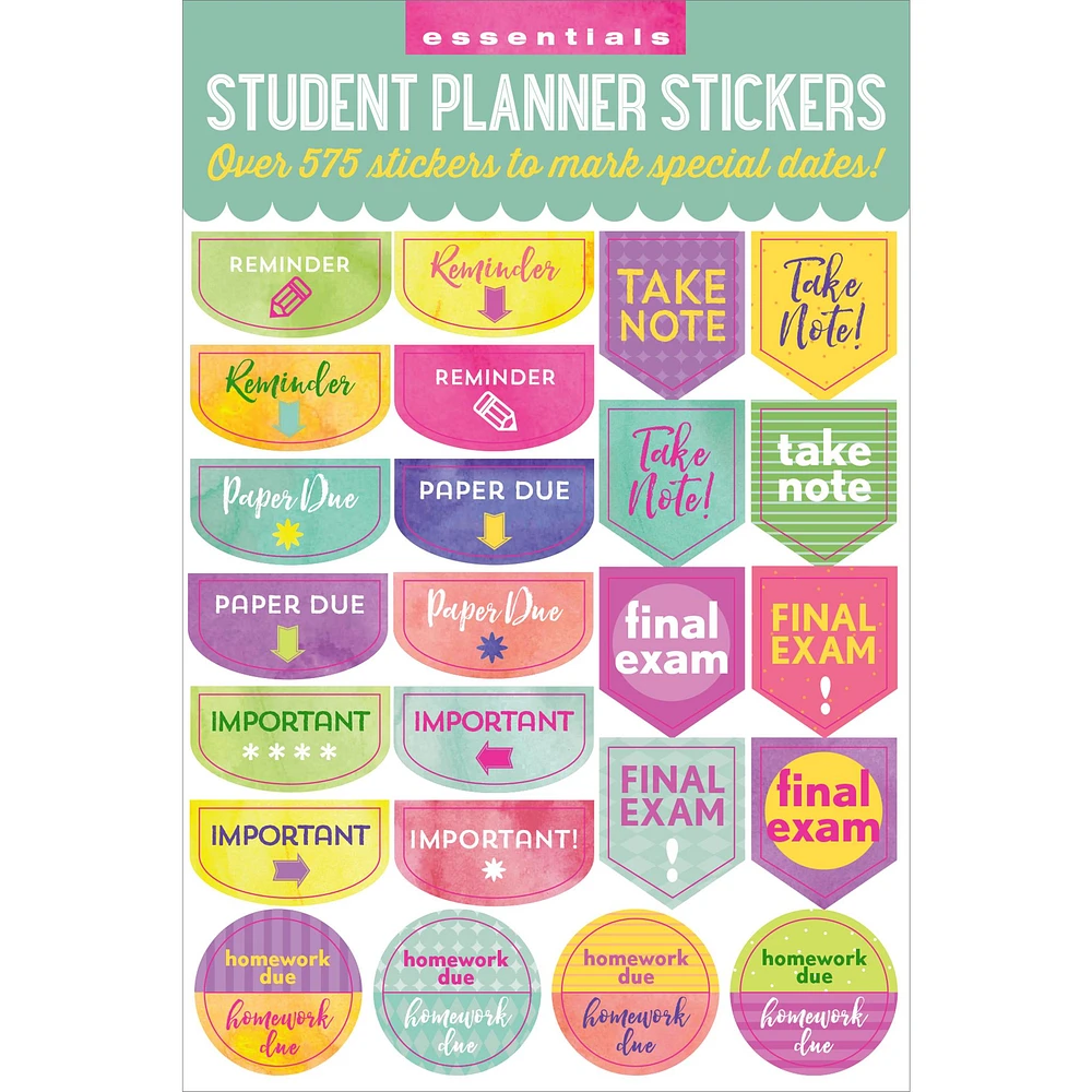 Student Planner Stickers Essentials