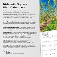 Okanagan Valley 2026 Wall Calendar
