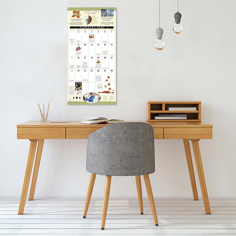 Old Farmers Almanac Everyday Advice 2026 Wall Calendar
