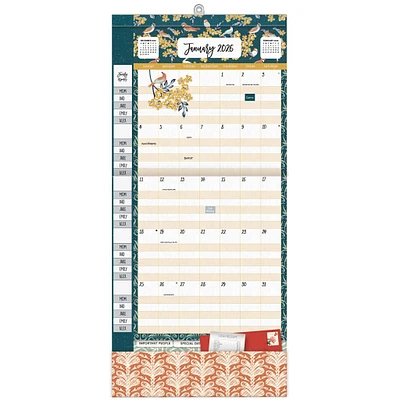 Flora & Fauna 2025-2026 Plan It Wall Calendar - Online Exclusive
