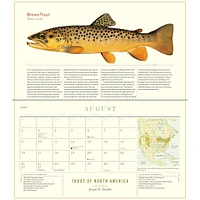 Trout Of North America 2026 Wall Calendar