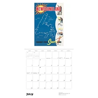 Canadian Travel Posters 2026 Wall Calendar