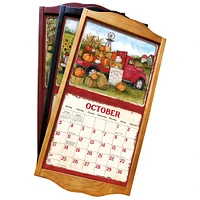 Black Wooden Calendar Frame