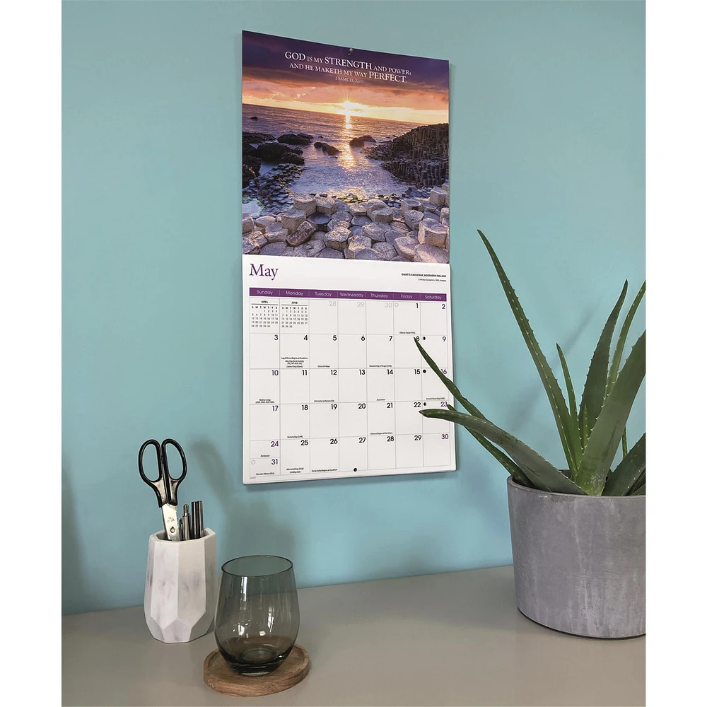 Bible Verses 2026 Wall Calendar