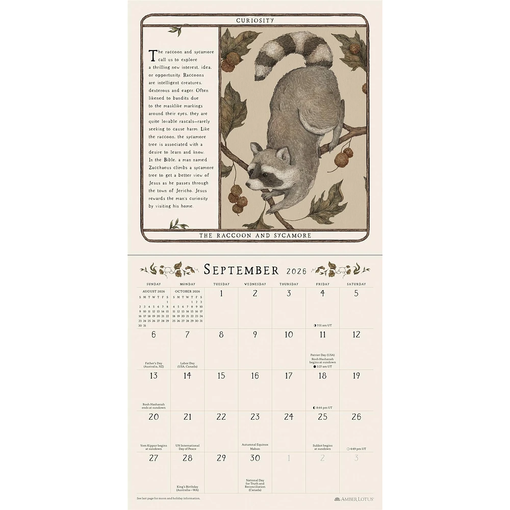 Woodland Wardens 2026 Mini Calendar