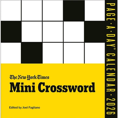 New York Times Mini Crossword 2026 Box Calendar