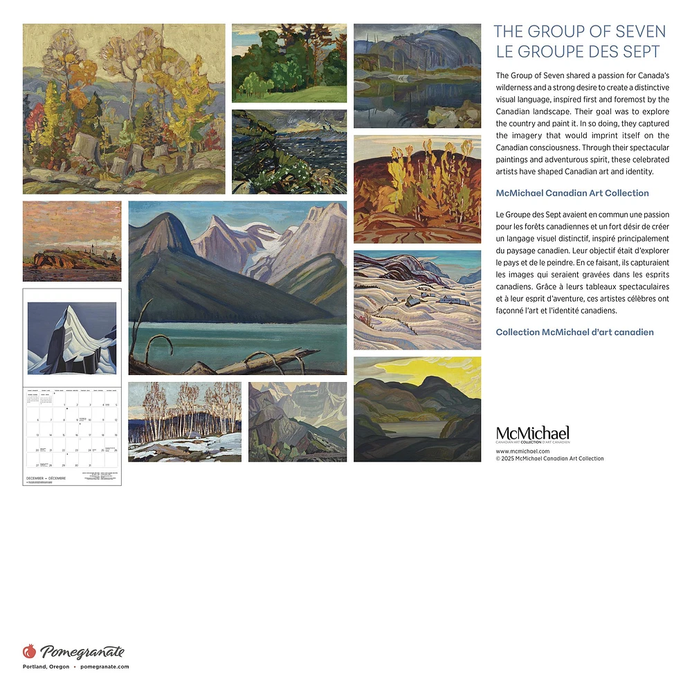 Group Of Seven 2026 Special Edition Wall Calendar with Print