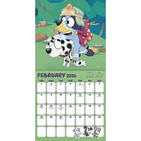 Bluey Exclusive with Decal 2026 Deluxe Wall Calendar