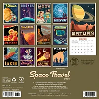 Space Travel Art 2026 Wall Calendar - Online Exclusive