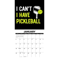Pickleball 2026 Wall Calendar