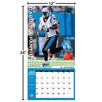 NFL Carolina Panthers Wall 2025 Calendar - Online Exclusive