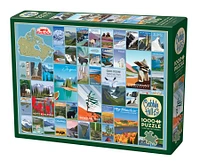 National Parks and Reserves of Canada 1000 Piece Puzzle - Online Exclusive