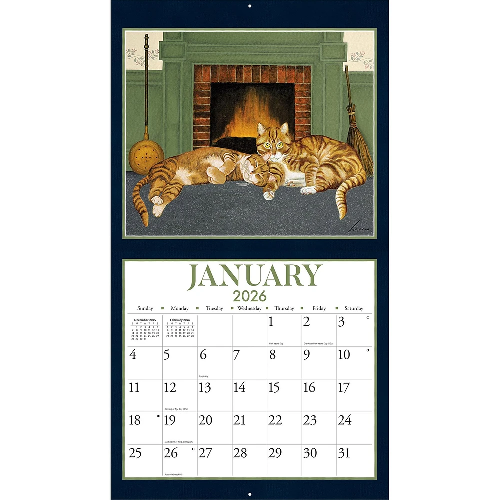 American Cat 2026 Deluxe Special Edition Wall Calendar with Print