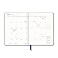 Dots On Twilight Blue Planner 2025 Calendar