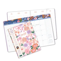 Secret Garden Just Right Bilingual 2025-2026 Monthly Planner Calendar