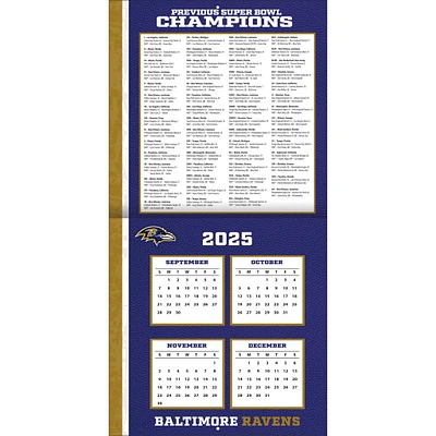 NFL Baltimore Ravens 2026 Wall Calendar