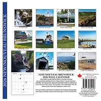 Nouveau Brunswick 2026 Wall Calendar