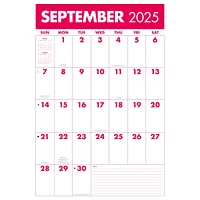 Monster Grid Deluxe Wall 2025 Calendar