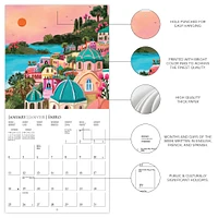 Around The World 2026 Wall Calendar - Online Exclusive