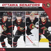 NHL Ottawa Senators Bilingual 2026 Wall Calendar