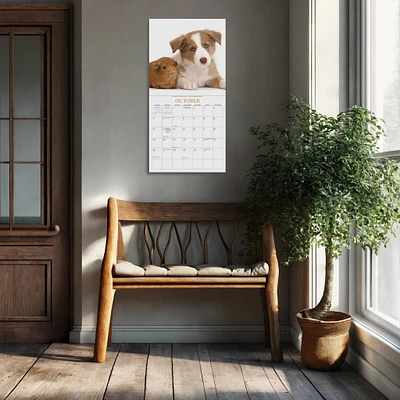 Puppies And Friends Wall 2025 Calendar