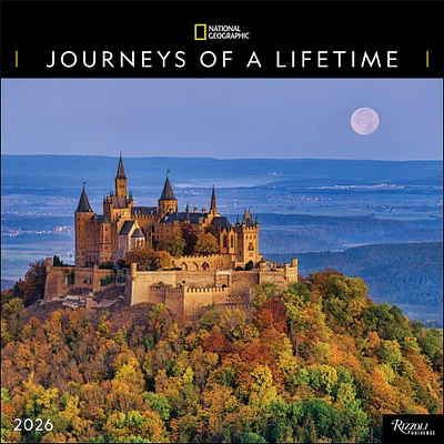 National Geographic Journeys Of A Lifetime 2026 Wall Calendar - Online Exclusive