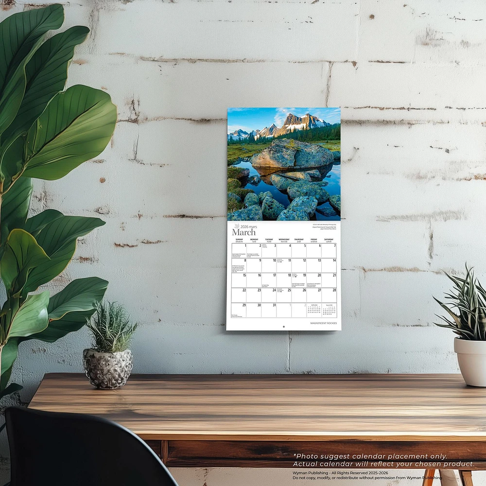 Magnificent Rockies 2026 Mini Calendar - Online Exclusive