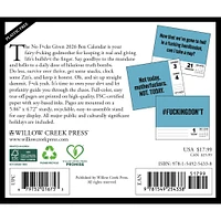 No Fucks Given 2026 Box Calendar - Online Exclusive