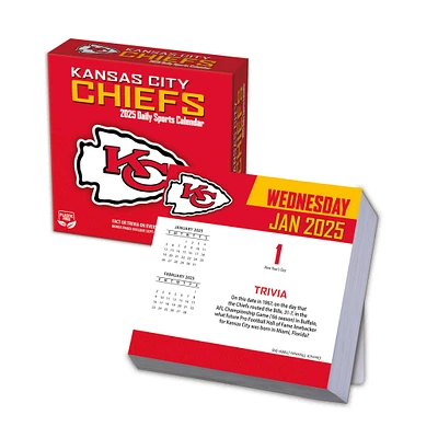 NFL Kansas City Chiefs Box 2025 Calendar - Online Exclusive