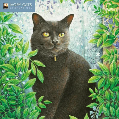 Ivory Cats 2026 Mini Calendar - Online Exclusive
