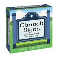 Church Signs 2026 Box Calendar