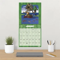 Minecraft Exclusive with Decal 2026 Deluxe Wall Calendar