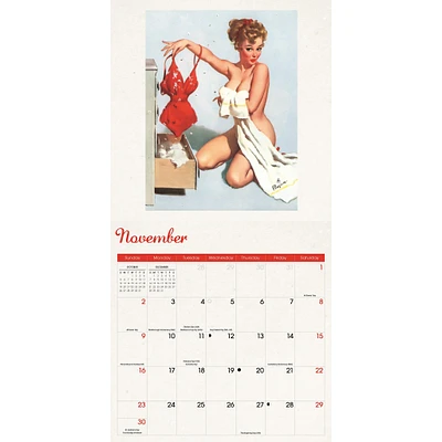 Pin Ups Wall 2025 Calendar