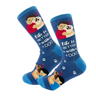 Happy Tails Socks - I love my Dog Full Body Socks