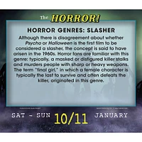 The Horror Terrifying Trivia For Fright Fanatics 2026 Box Calendar