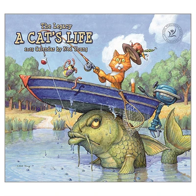 A Cats Life Wall 2025 Calendar