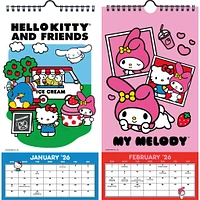 Hello Kitty and Friends 2026 Mini Poster Calendar
