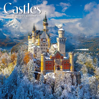 Castles 2026 Wall Calendar