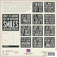 Words To Live By 2026 Wall Calendar