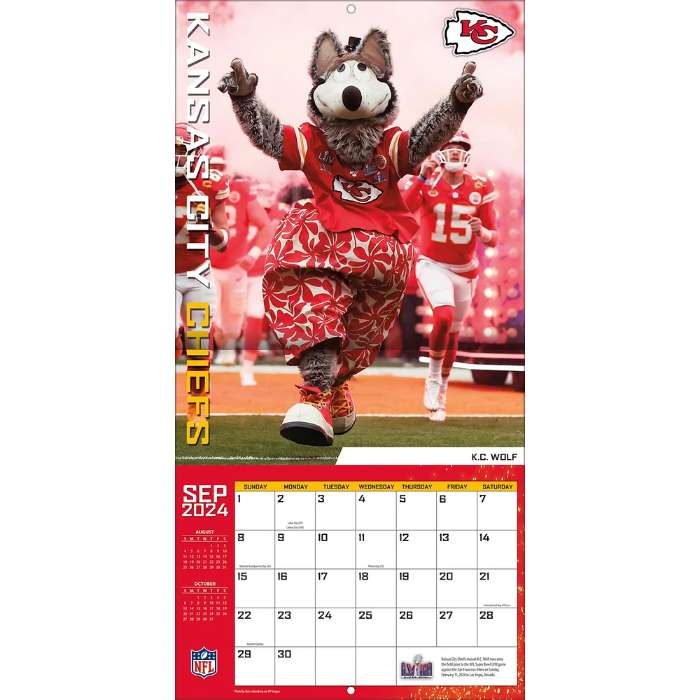 NFL Kansas City Chiefs Mini 2025 Calendar - Online Exclusive