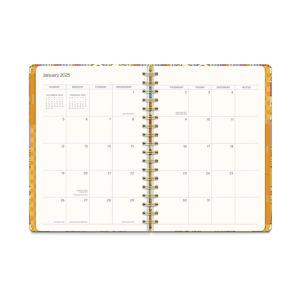 Good Times Tri-Tab Planner 2025 Calendar