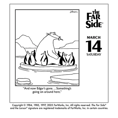 Far Side® Off-The-Wall 2026 Box Calendar