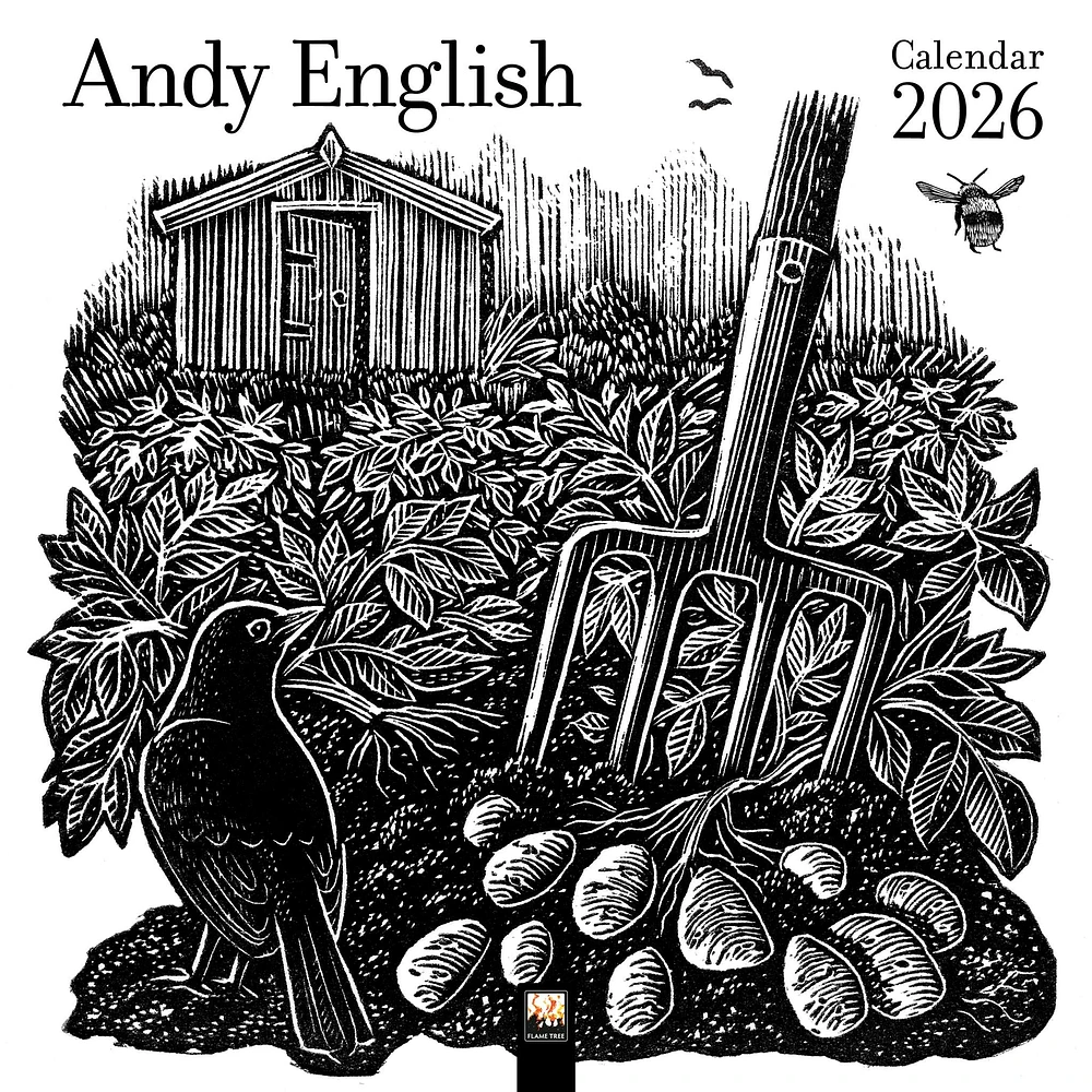 Andy English 2026 Wall Calendar - Online Exclusive