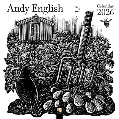 Andy English 2026 Wall Calendar - Online Exclusive