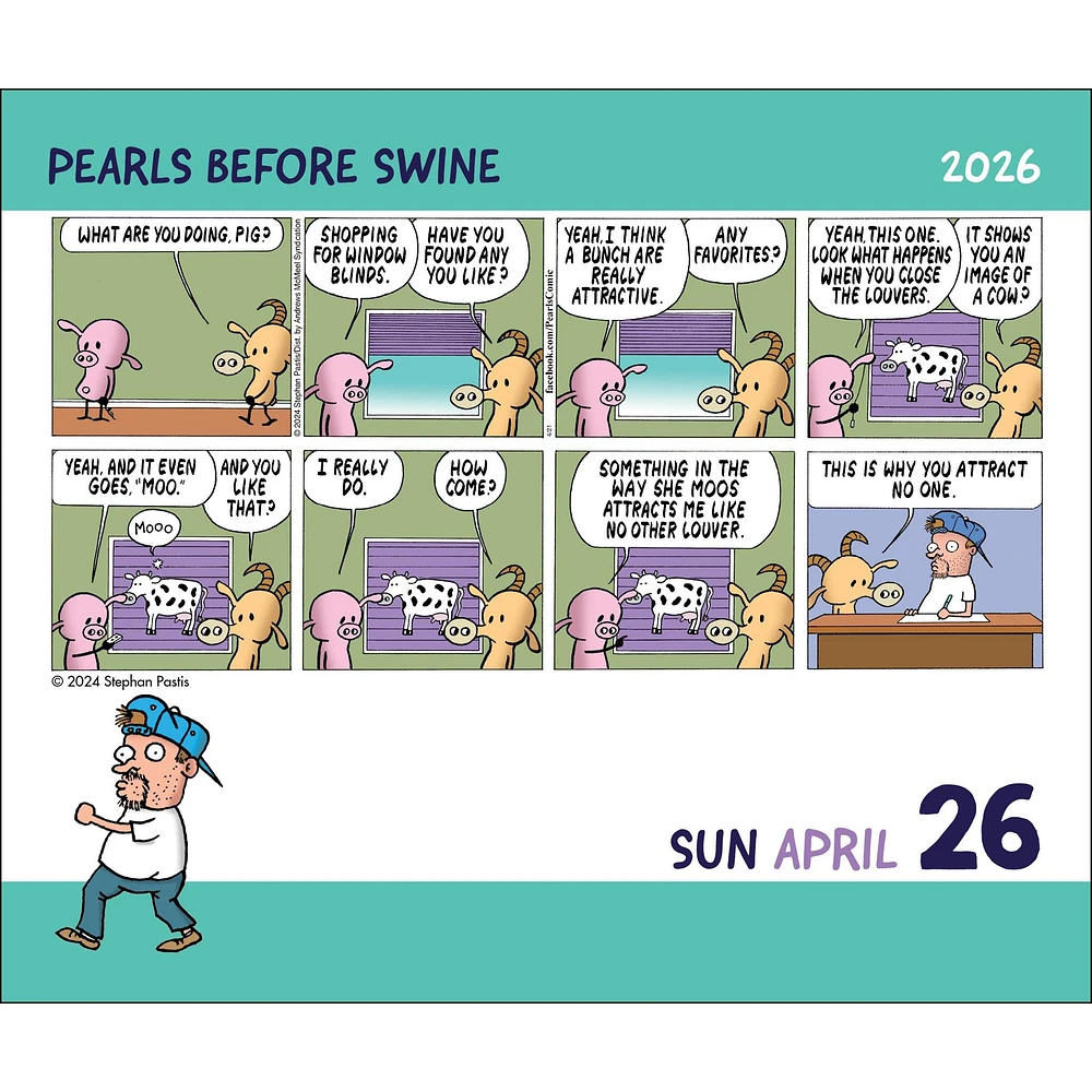 Pearls Before Swine 2026 Box Calendar