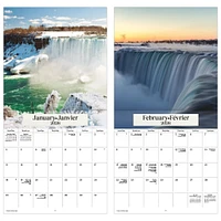 Niagara Falls Bilingual 2026 Wall Calendar