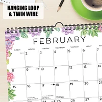 Succulents 2026 Spiral Wall Calendar