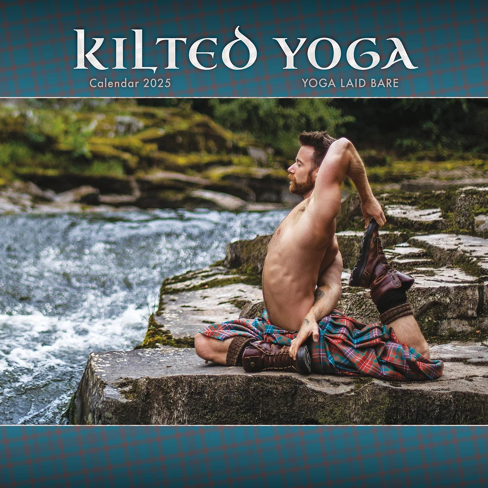 Kilted Yoga Wall 2025 Calendar